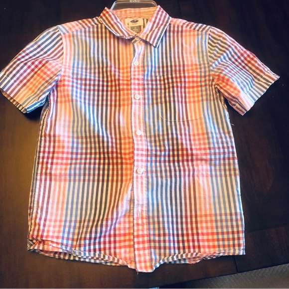 Boys button down short sleeve shirt lot. Size 8 - Picture 5 of 7